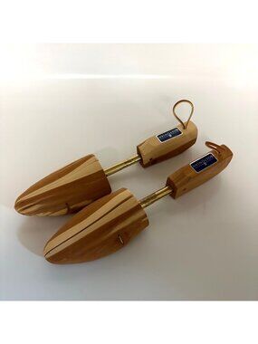 Bostonian Cedar Shoe Trees Stretchers Stamped M For Mens Dress Shoes